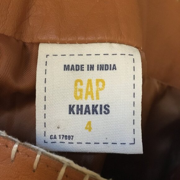 GAP Genuine Leather Stitched Coastal Cowgirl Skirt - Picture 15 of 15